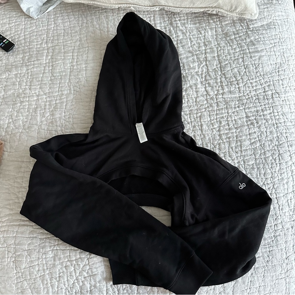 COPY - alo yoga - cropped “shrug it off” hoodie - Picture 3 of 5